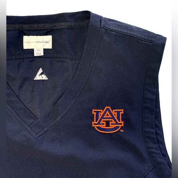 Cutter & Buck Navy Auburn University Pullover Vest Size Medium - Picture 5 of 7